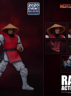 全新 Storm Toys 1/12 真人快打 Raiden sdcc 2020蓝雷电&红雷电