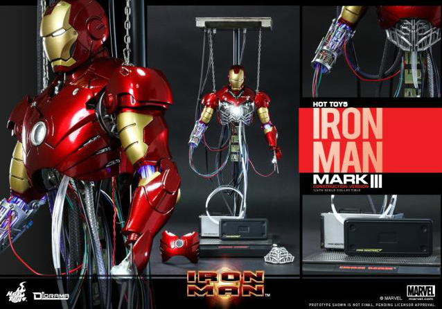HotToys全新1/6钢铁侠
