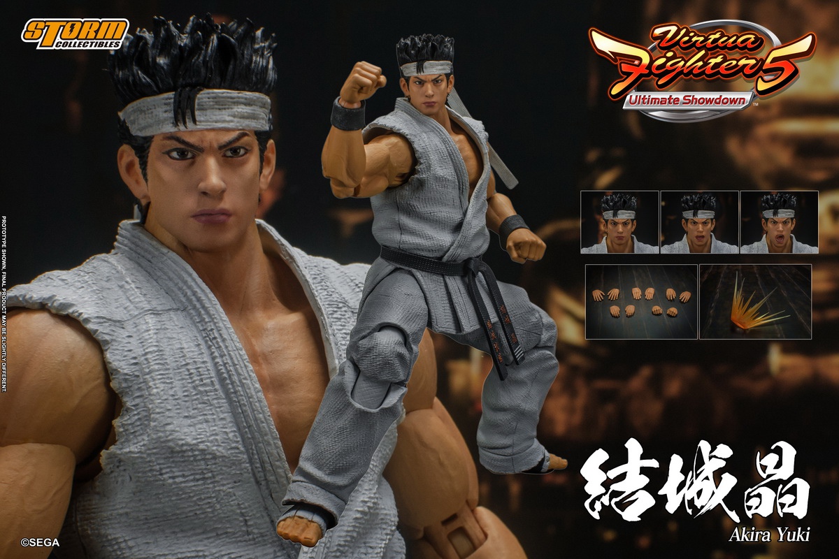 全新现货 Storm Toys 1/12 VR战士5 结城晶 AKIRA YUKI SGVF01