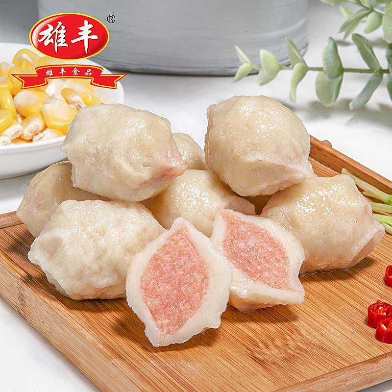 雄丰仿海螺丸 包心丸子2500g火锅麻辣烫配料速冻美味食材豆捞食品