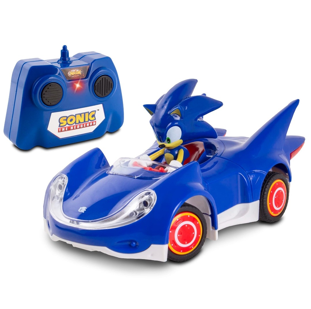 美国Nkok Sonic 索尼克刺猬超音鼠遥控赛车1:28模型刺猬  sonic