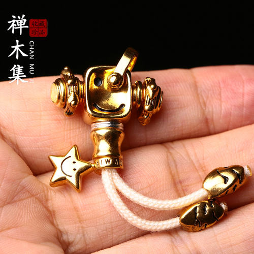 机械师笑脸三通佛塔文玩金刚配饰