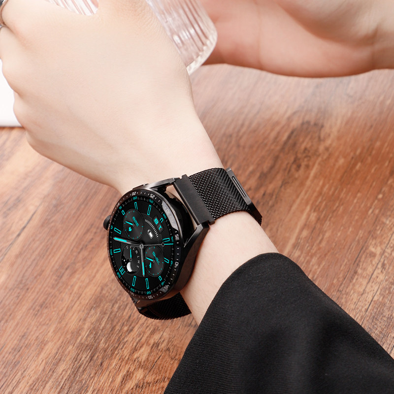 适用华为GT3表带新款金属磁吸WATCH GT2/3Pro/GT1/Runner智能运动手表米兰尼斯高级替换带荣耀GS3/Magic2男女怎么样,好用不?