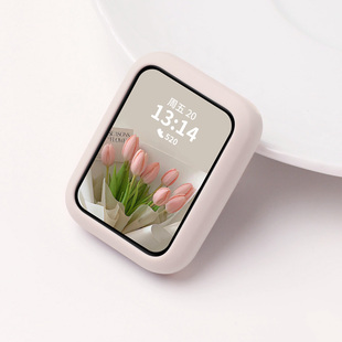 适用于小米手环9pro保护套半包保护软壳xiaomi智能运动band9pro硅胶边框表壳彩色保护套防摔小米9pro粉色配件