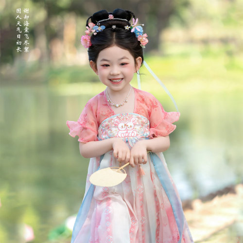 女童汉服2026夏季儿童古风古装仙气国风公主连衣裙小女孩飘逸襦裙