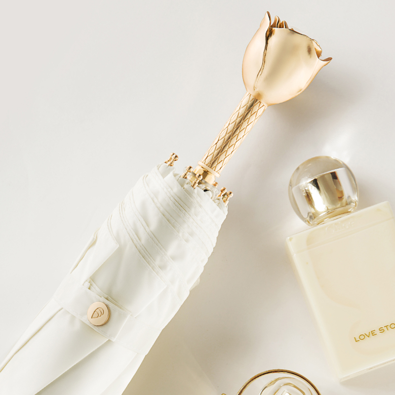 觅雨missrain玫瑰花雨伞女晴雨两用防紫外线遮阳伞太阳伞高级礼物