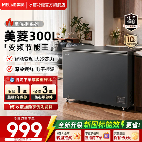 角落囤货箱｜多容量一级卧式冷柜