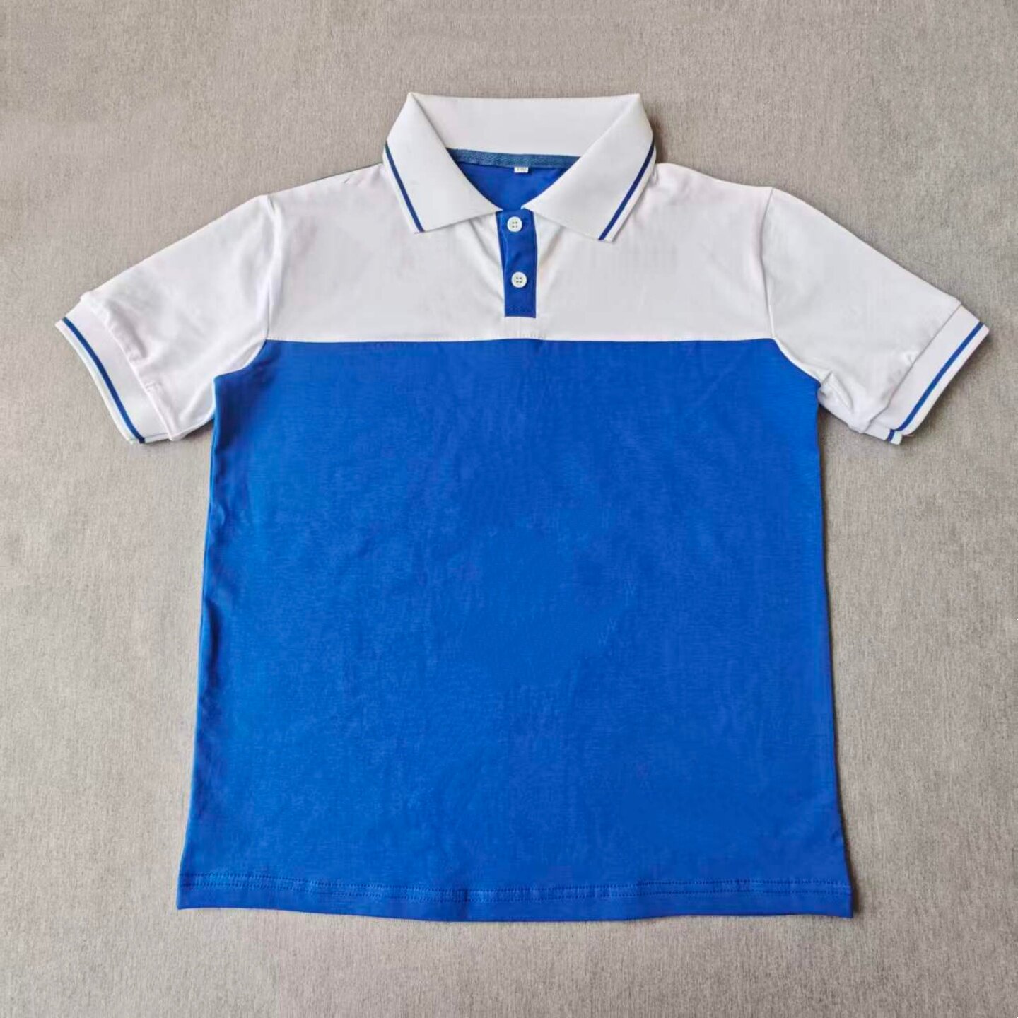 定做夏季男女校服同款运动短袖