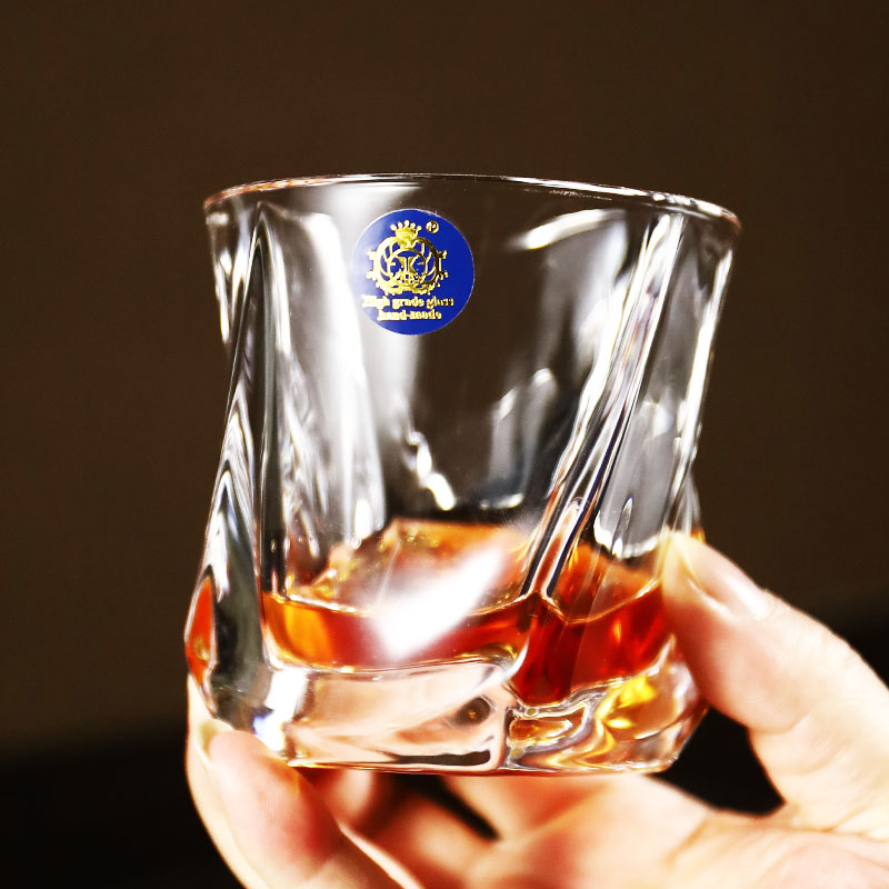 创意威士忌杯子水晶玻璃洋酒杯啤酒杯水晶酒杯套装欧式家用酒具