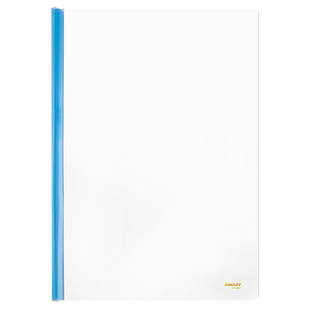 金得利透明抽杆夹a4水滴杆彩色拉杆夹20个装学生试卷夹资料册活页夹报告夹文件夹插页收纳册办公文具