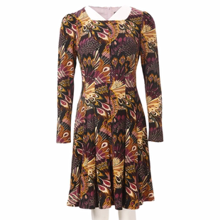 no退no换介意者慎拍 圆领连衣裙 国内线下古源代购 凤尾长袖