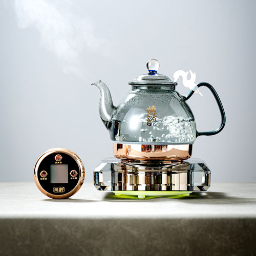 德韵M1308B遥控款茶艺壶电热水玻璃壶泡茶烧水保温涌泉底部上水炉