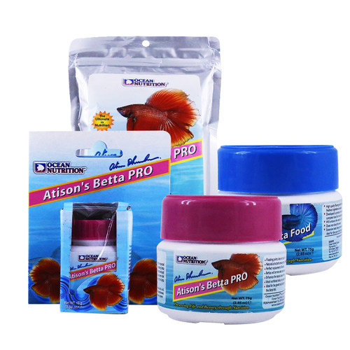 美国海洋牌ocean泰国赛级斗鱼高营养易消化增色增体上浮饲料