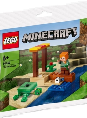 LEGO 乐高 30432 海龟沙滩 30389 刺毛怪 拼搭积木玩具拼砌包