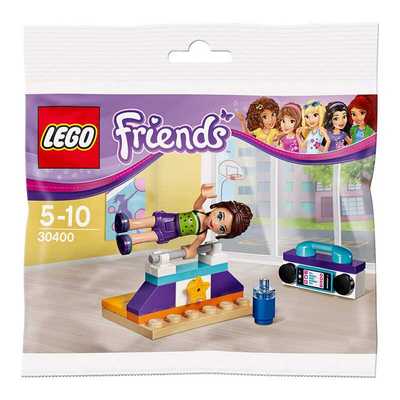 LEGO Friends㊣乐高好朋友30400健身横杠女孩系列人仔玩具拼砌包