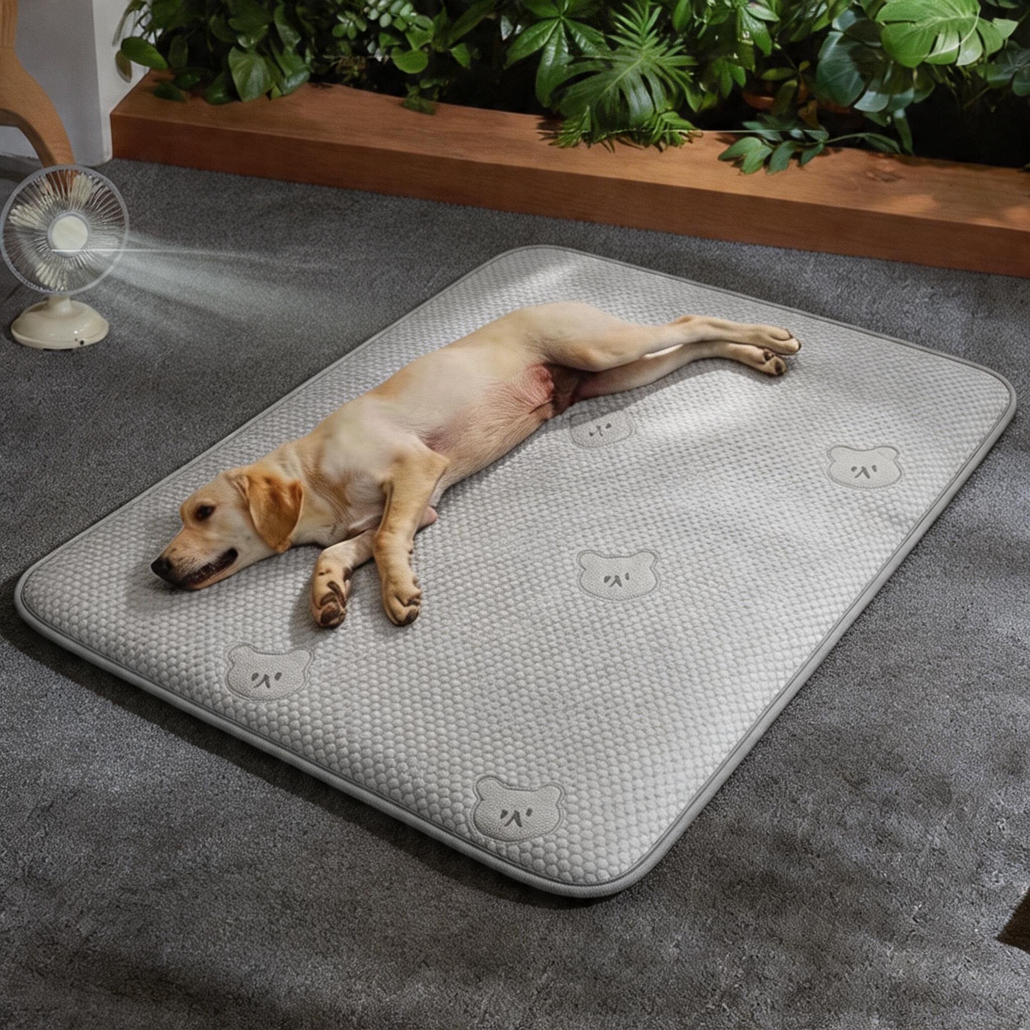 狗窝夏日凉席中大型犬柯