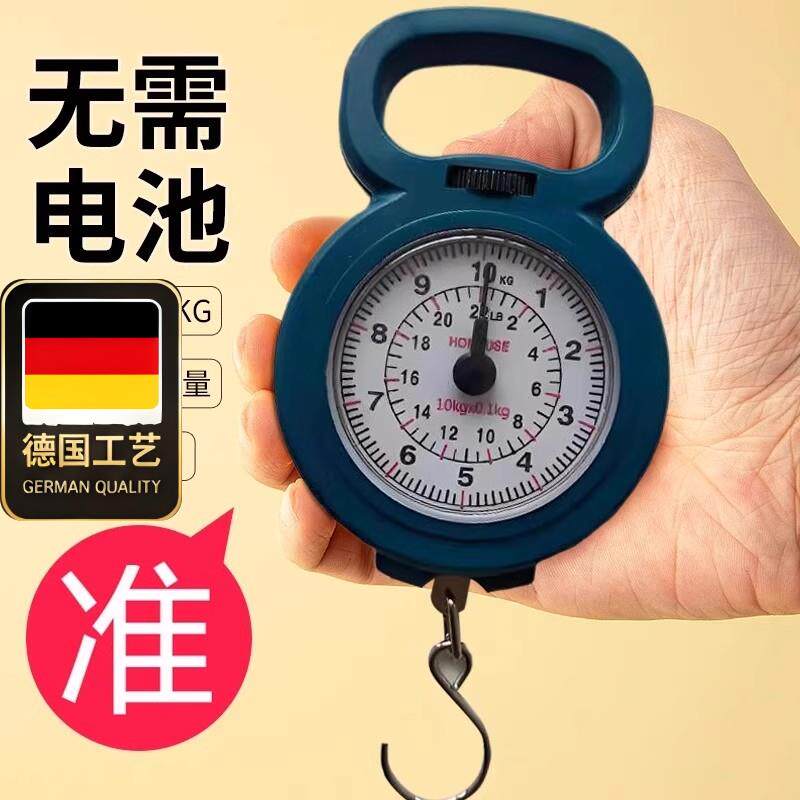 弹簧秤高精度手提称便捷式家用随身带小勾称小型手提多功能电子秤
