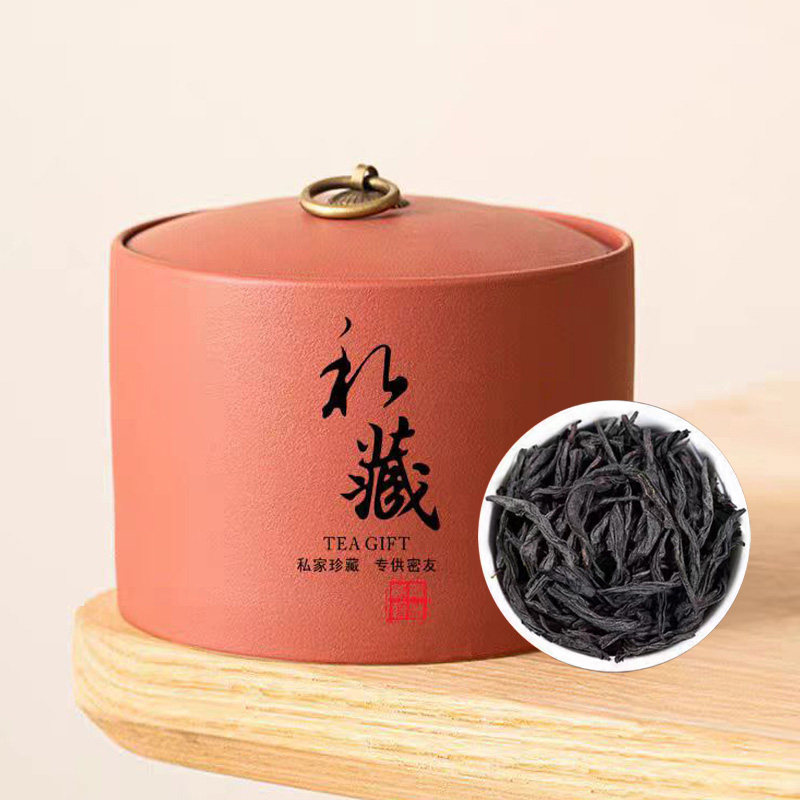 大红袍新茶武夷乌龙茶浓香型茶叶50g紫砂罐1份1罐源产直发口粮茶