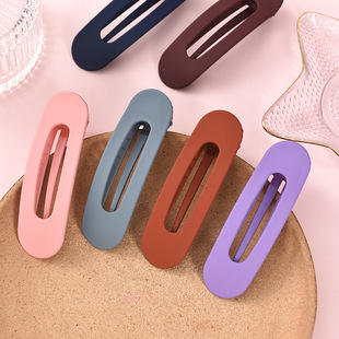 网红发夹莫兰迪大号刘海夹子韩国鸭嘴夹后脑勺抓夹盘发发饰