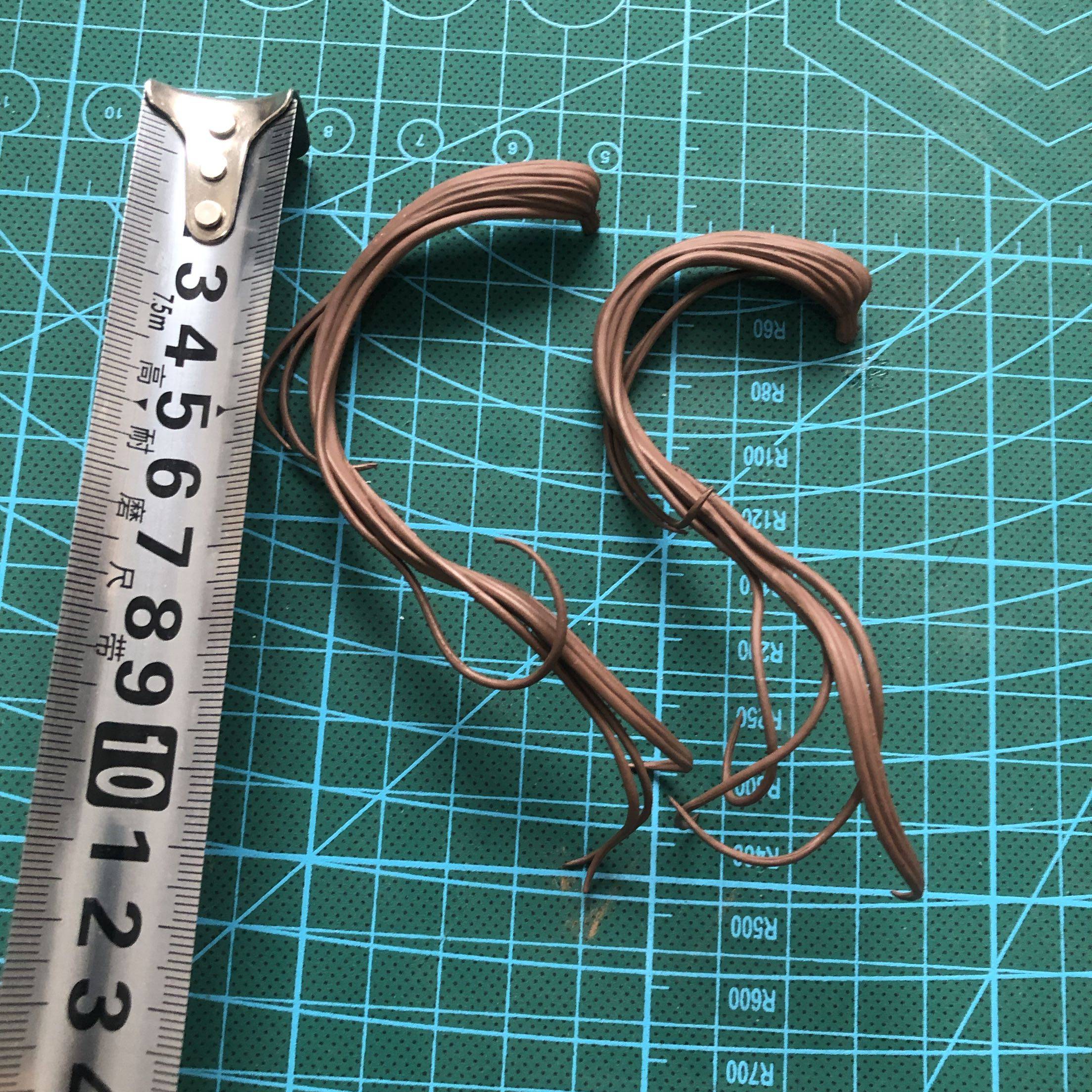 5元2个手办头毛马尾女教师咲夜手办头发手办魔改材料