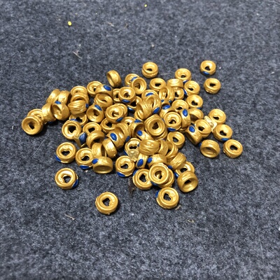 1.8元2个国版手办散货金色圈配件手办魔改材料废品零件