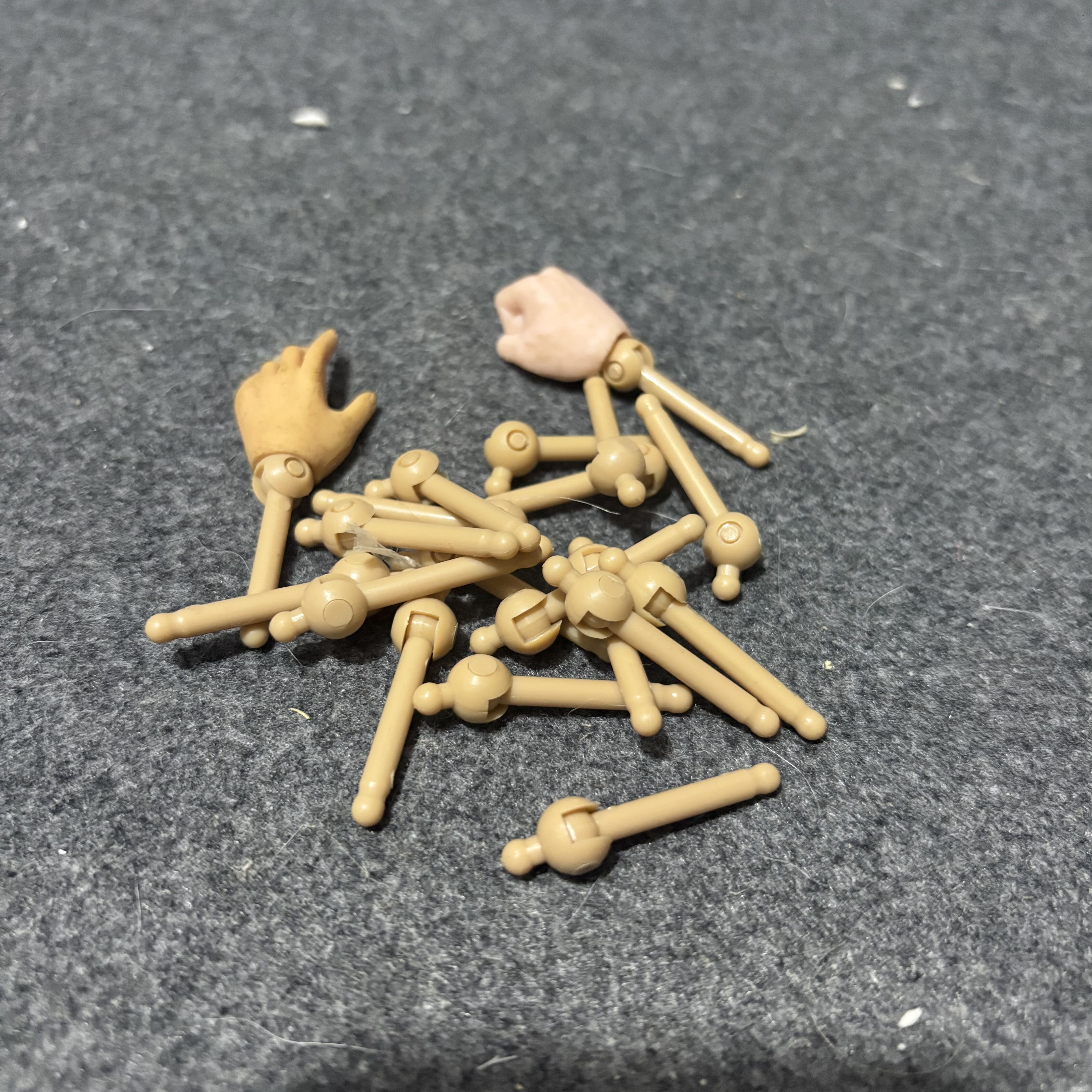 1元1个1/6兵人手部连接器散货兵人改装材料