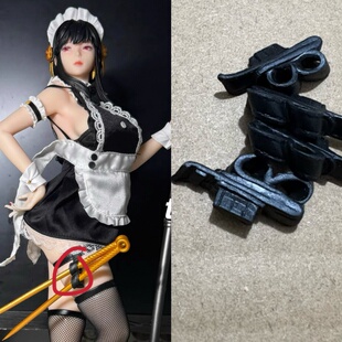 2元 手办散货浴室女仆约尔夫人腿侧挂环座武器插销座配件 1个国版