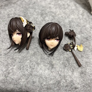 6.9元1个国版手办散货1/6头雕镇海奢华苑头废件少个配饰魔改材料