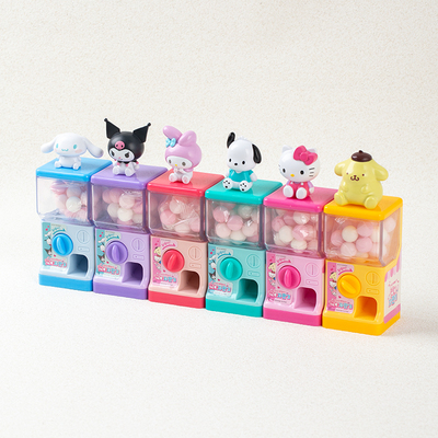三丽鸥扭蛋机糖丸盲盒库洛米凯蒂猫美乐蒂儿童休闲零食糖果硬糖