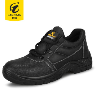 狼探高端劳保鞋 士工地轻便防砸防刺I穿钢头安全工作老保带钢 男款