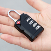 金属海关锁 锁挂锁拉杆箱包旅行箱防盗锁托运通关锁行李箱 TSA密码