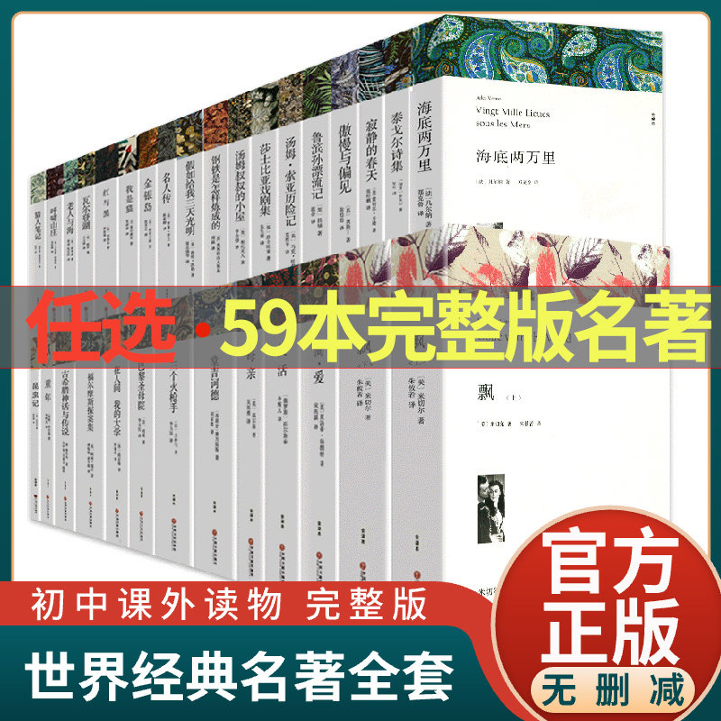 世界名著全套正版原著简爱飘复活童年悲惨世界母亲红与黑战争与和平傲慢与偏见四大名著朝花夕拾老人与海外国钢铁是怎样炼成的小说