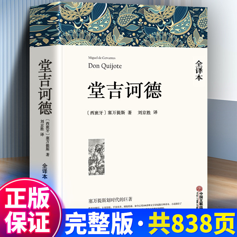 838页完整版堂吉诃德正全