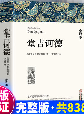 838页完整版堂吉诃德正全
