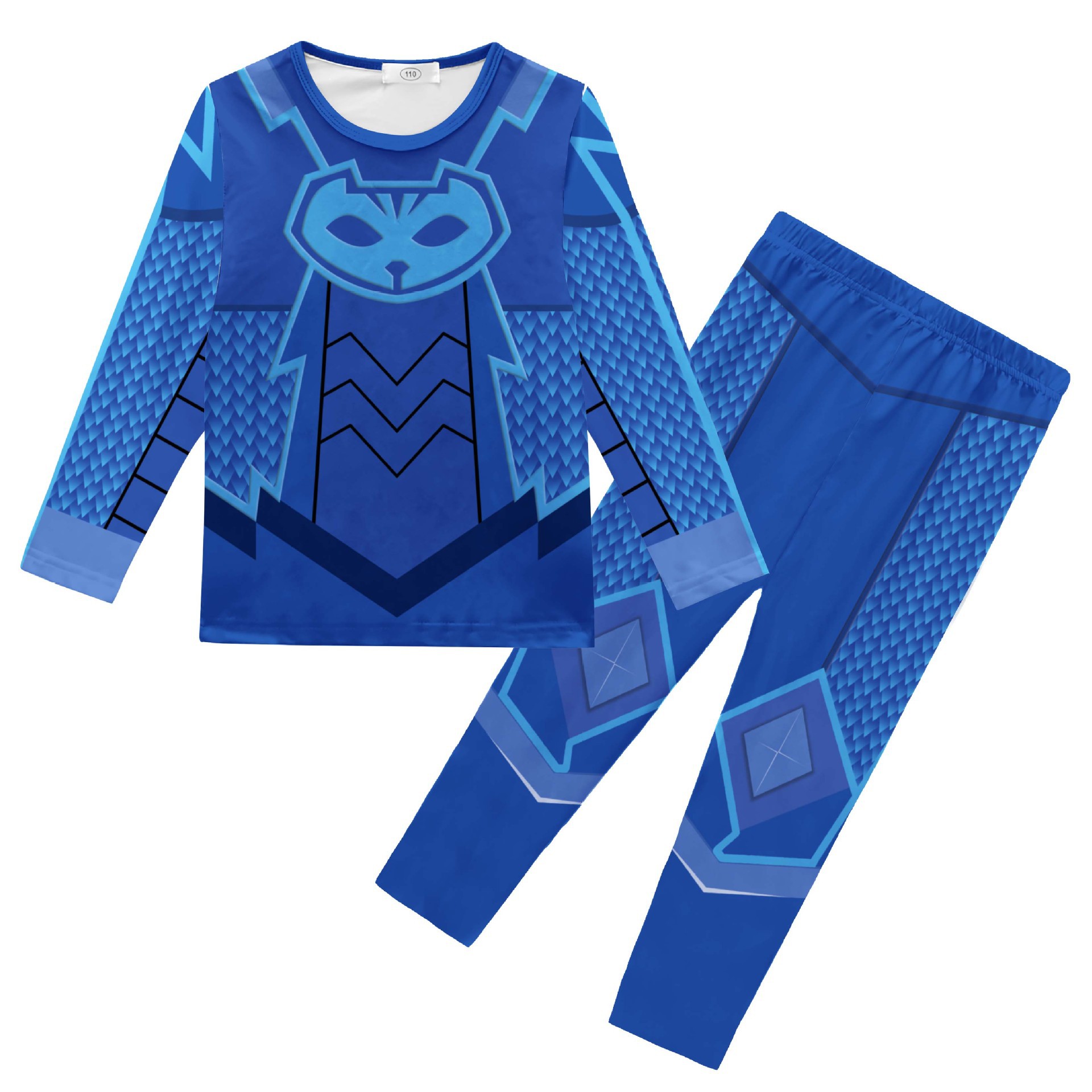 新款跨境 儿童套装 蒙面侠 cos服装 中大童长袖+裤子两套装81161