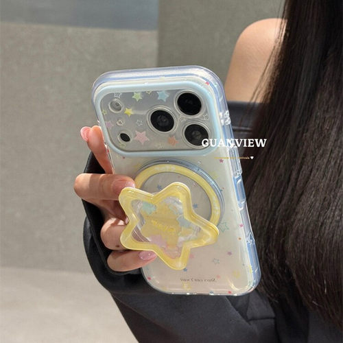 适用华为荣耀500/400/300/200/100手机壳90/80/70畅玩50彩星星x60v40摇摇乐磁吸支架magic8/7/6/5/4/3/play9t