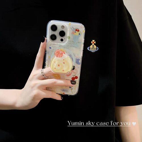 适用红米k80k70k60k50k40s手机壳note14/13/12/11T蛋糕兔子k30k20网红超火10/9/8/7磁吸支架turbo4/3卡通可爱