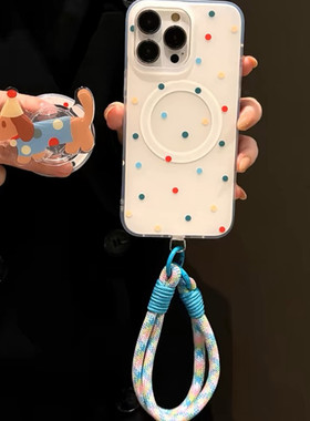 适用oppoA58a57手机壳A1a2A3A5磁吸支架a93a95a96a97可拎手绳A32a35A36斜挎A72a92s网红超火r15r17小众R11r9t