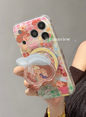 适用iqooneo11/10/9/8/6se手机壳iqooz9小新qoou3摇摇乐磁吸支架iqoo13/12/11小众高级z7i网红超火u5时尚u1壳