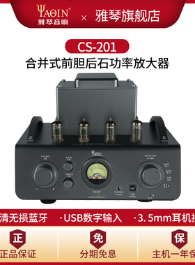 雅琴CS-201胆机功放电子管音频放大器发烧HiFi家用真空管音响