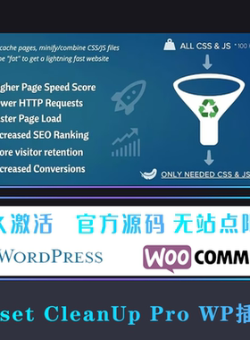 Asset CleanUp Pro 中文版 网站CSS+JS压缩页面优化加速 WP插件