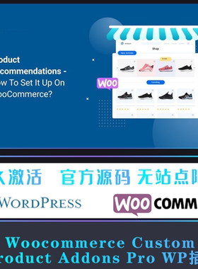 Woocommerce Custom Product Addons Pro 自定义产品插件  WP插件