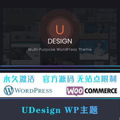 UDesign WP主题 中文版 Wordpress 可视化编辑多功能 SEO企业主题