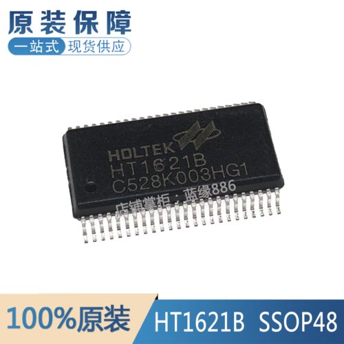 全新原装 HT1621B 封装SSOP48 RAM映射32*4 LCD控制器芯片I/O MCU