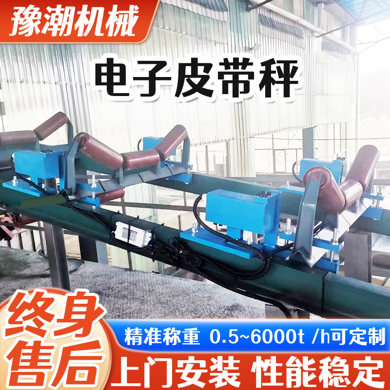 高精度电子皮带秤计量称沙场传送带煤矿砂石料称重输送带仪表测速