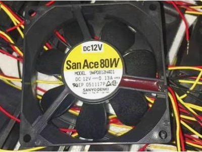 9WP0812H401 8025 12V 0.13A 全新日本 IIP68 防水风扇