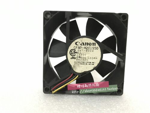 canon三菱 CF80-H211S5D 8CM 8025 24V 0.12A 三线 变频器风扇