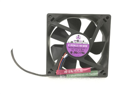 百瑞/Bi-Sonic 8025 8CM BP802512H-03 12V 0.30A 2线 变频器风扇