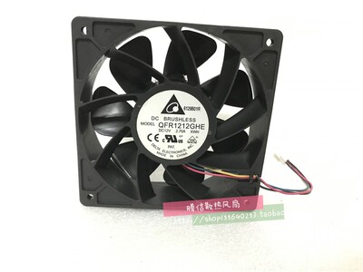 台达风扇 QFR1212GHE 12V 2.7A 12038 散热风扇