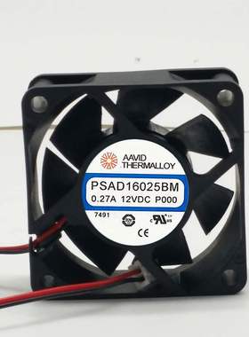 全新AAVID THERMALLOY 6025 PSAD16025BM DC12V S9 电源散热风扇